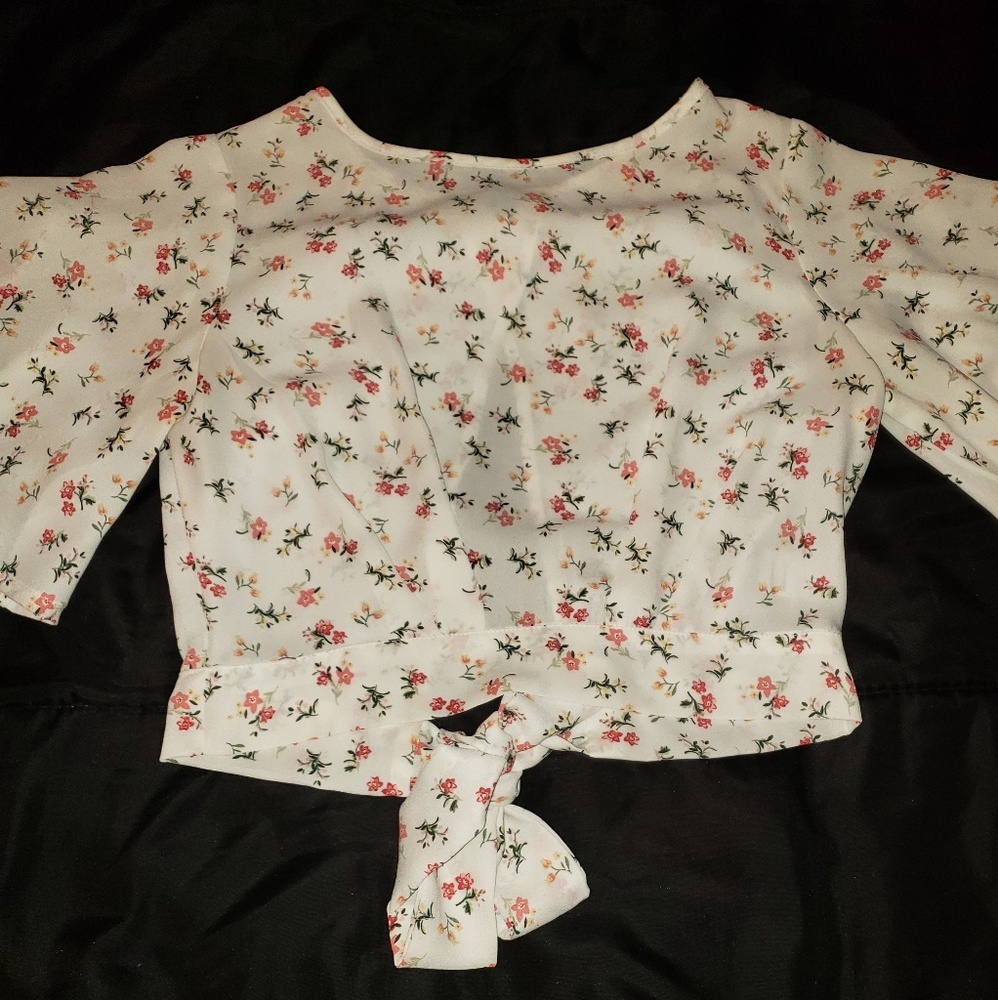 Flowered blouse